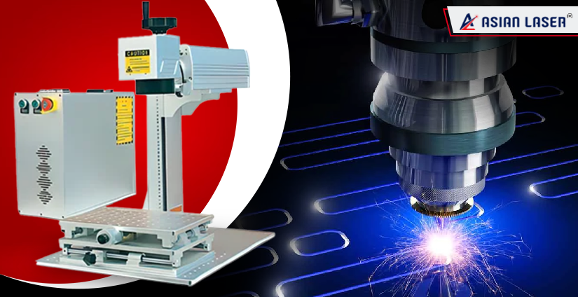 The process involves directing the laser beam onto the surface, where it vaporizes or melts the material, creating permanent markings.